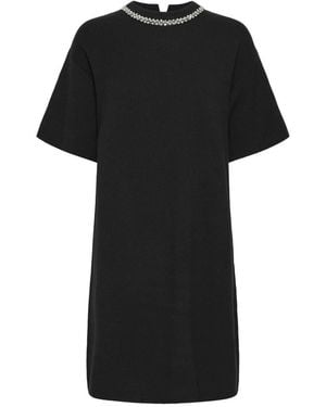 Ichi Short Dresses - Black