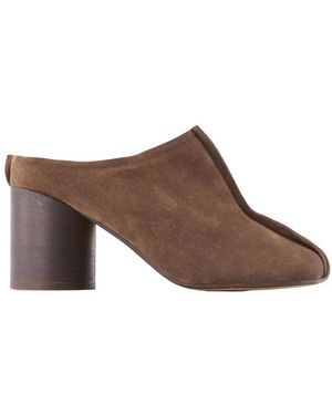 MM6 by Maison Margiela Heeled Mules - Brown