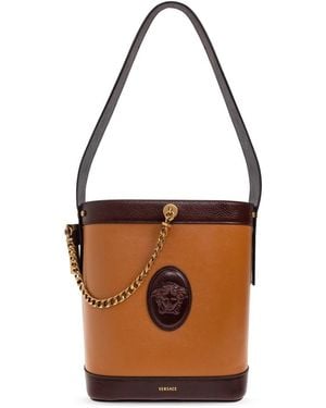 Versace Bucket Bags - Brown