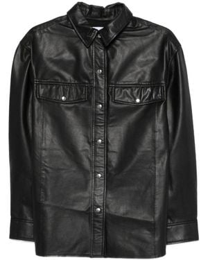 IRO Leather Jackets - Black