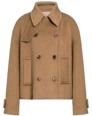 Dondup Doppelreihiger Cabanjacke - Braun
