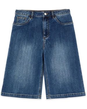 Oltre Denim Shorts - Blu