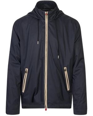 Kiton Bomber Jackets - Azul
