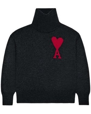 Ami Paris Turtlenecks - Negro