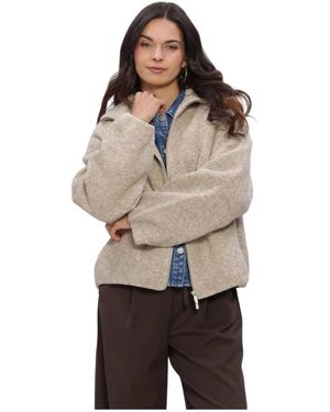 Moss Copenhagen Mschannike Wol Jas - Naturel