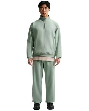 Nike Solo Swoosh Fleece Open-Hem Broeken - Groen