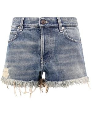 Balenciaga Denim Shorts - Blue
