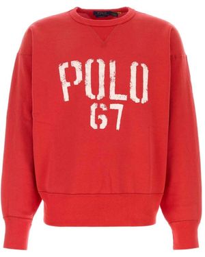 Polo Ralph Lauren Sweatshirts - Red