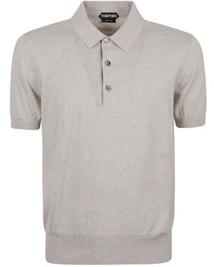 Tom Ford Polo Shirts - Grey