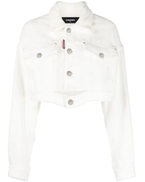 DSquared² Denim Jackets - White