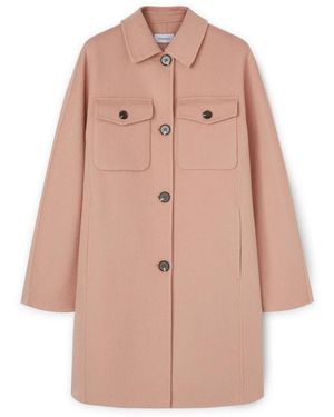 mötivi Kimonomantel Aus Wolle - Pink