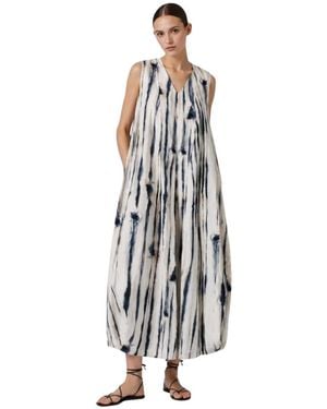 High Midi Dresses - White