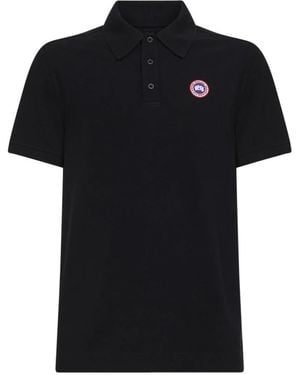 Canada Goose Polo Shirts - Black