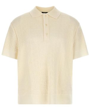 Balmain Polo Shirts - Natural