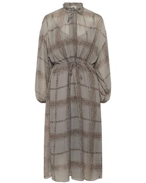 Karen By Simonsen Easton Print Midi Dress - Grijs