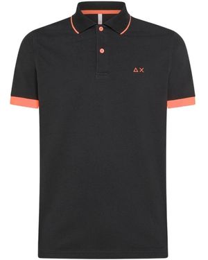 Sun 68 Polo Shirts - Black