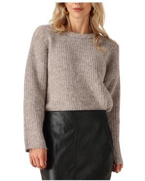 co'couture Truien Vesten Charlie Knit - Grijs