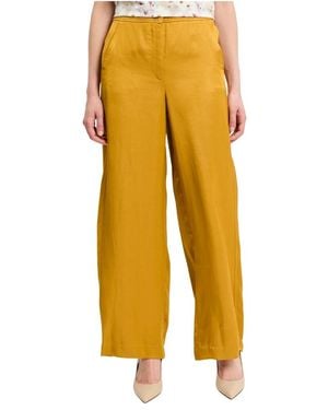 Marella Wide Trousers - Yellow