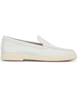 Santoni Loafers - White