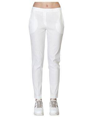 D.exterior Slim-Fit Trousers - White