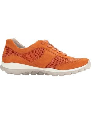 Gabor Fitness ,Oranje ,Suède 66.966.32 Walking Sneaker