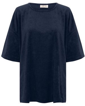 Cream T-Shirts - Bleu