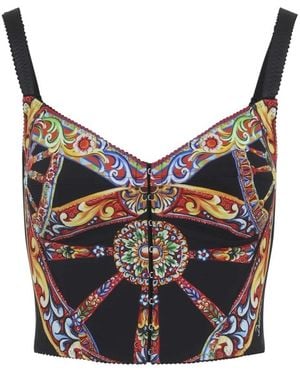 Dolce & Gabbana Sleeveless Tops - Blue