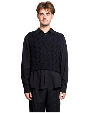 Our Legacy Sleeveless Knitwear - Nero