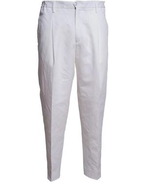 BRIGLIA Slim-Fit Trousers - Gris