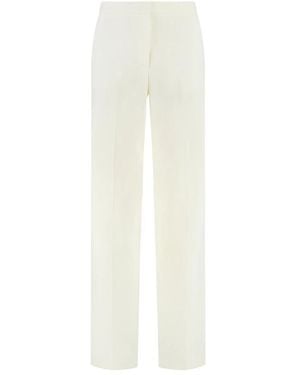 Pinko Straight Trousers - Bianco