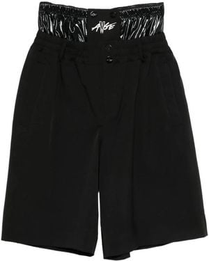 Moncler Long Shorts - Black