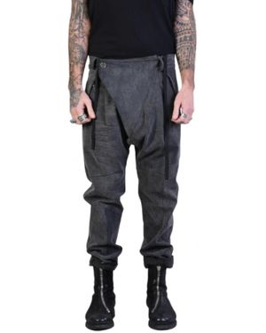 LA HAINE INSIDE US Wide Trousers - Nero