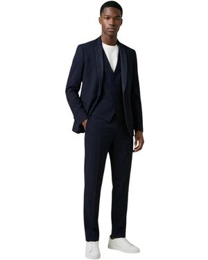 MULISH Single Breasted Suits - Blue