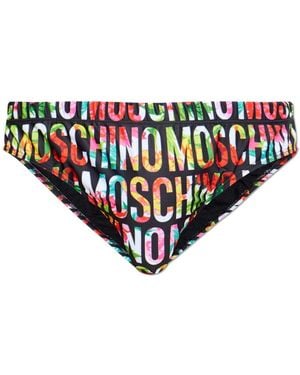 Moschino Swim Briefs - Zwart