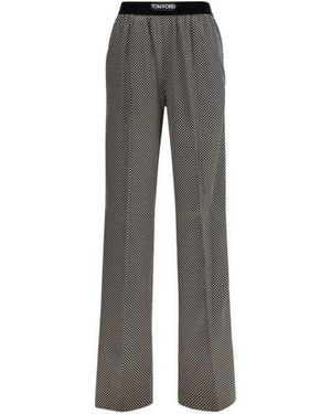 Tom Ford Wide Trousers - Gris