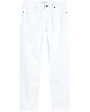 Calvin Klein Skinny Fit Jeans - White
