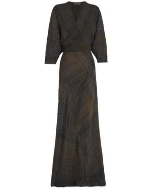 Cortana Wrap Dresses - Black