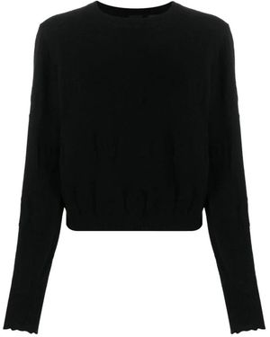 Pinko Round-Neck Knitwear - Black