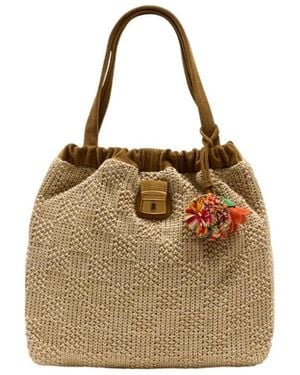 Marc Jacobs De Zomer Geweven Bedel Schoudertas - Metallic