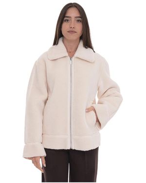 Pennyblack Faux Fur & Shearling Jackets - Natural