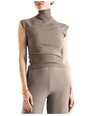 Rick Owens Turtlenecks - Marrone