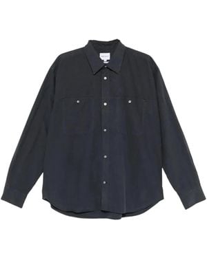 Norse Projects Falster Tencel Oversize Shirt - Blauw