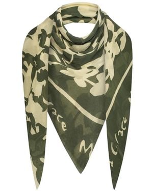 Manila Grace Accessoires ,Groen ,Silky Scarves