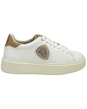 Blauer Trainers - White