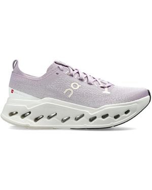 On Shoes Fitness ,Paars ,Cloudsurfer Max Sneakers - Grijs