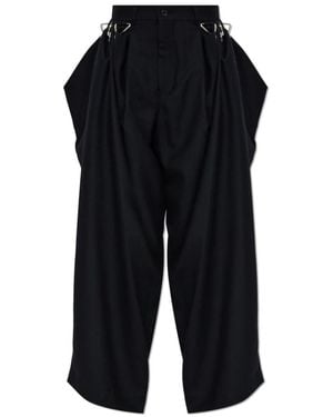 Comme des Garçons Wide Trousers - Zwart