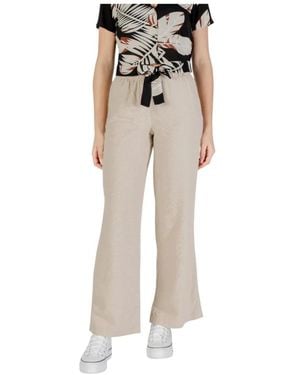 ONLY Wide Trousers - Natural