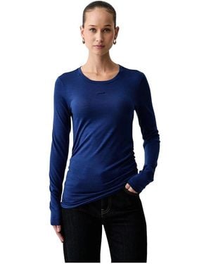 PINKO Long Sleeve Tops - Blu