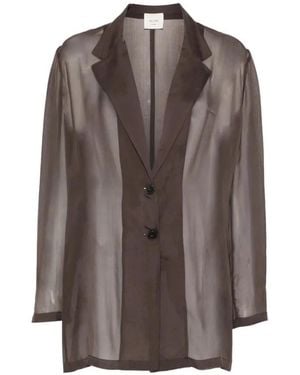 Alysi Jassen ,Bruin ,Chiffon Giaccia Chiffon Sciolta