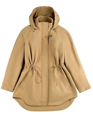 Fay Parka Con Gancio Corda Medio - Naturel